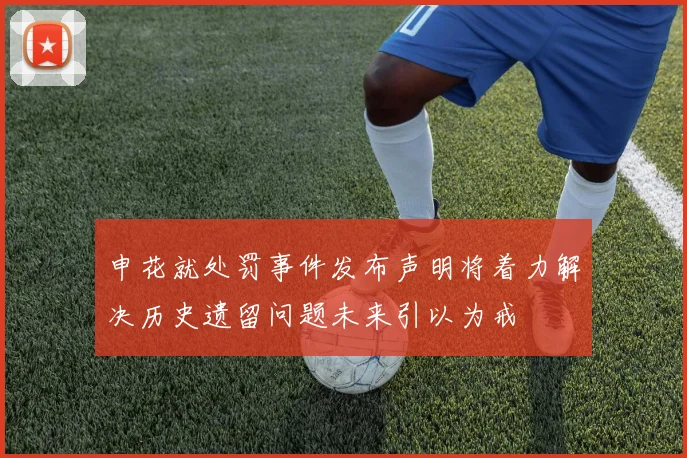 申花就处罚事件发布声明将着力解决历史遗留问题未来引以为戒